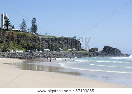 Durnanbah beach in New South Wales, Australia