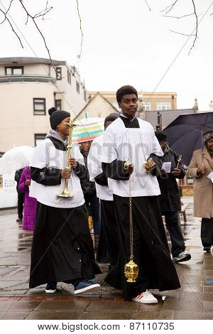 palm sunday procession