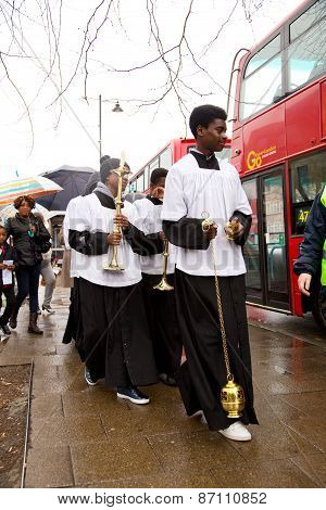 palm sunday procession