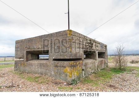 Vickers Machine Gun Post, World War Two.
