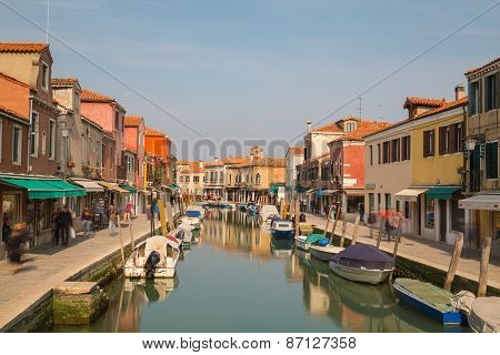 Buildings And Boats In Murano