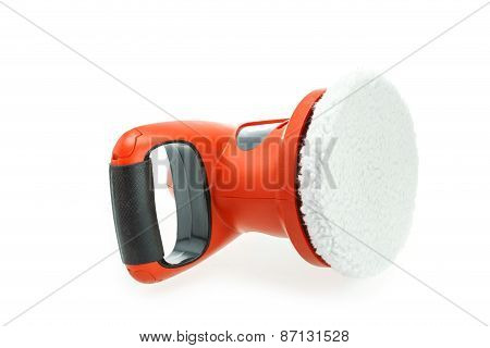 Car Polishing Machine Isolated On White