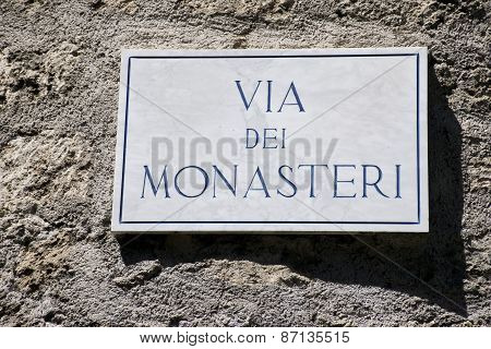 Monasteri's Street