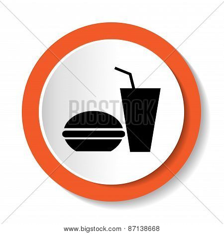 Vector icons Fast Food
