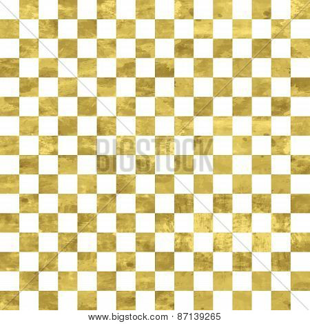 White and gold pattern