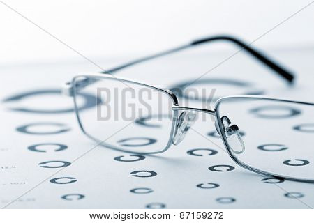 Eye examination chart