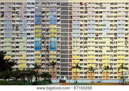 Rainbow Estate in Choi Hung, Hong Kong