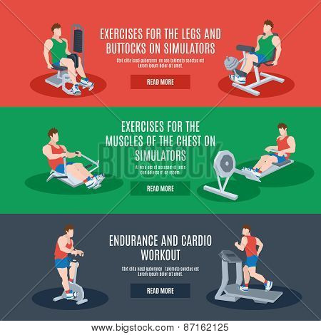 Exercise Machines Set