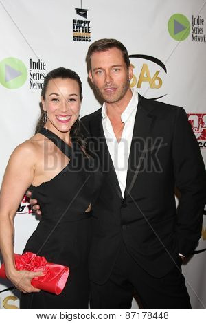 LOS ANGELES - APR 1:  Lisa Kouchak Martsolf, Eric Martsolf at the 6th Annual Indie Series Awards at the El Portal Theater on April 1, 2015 in North Hollywood, CA