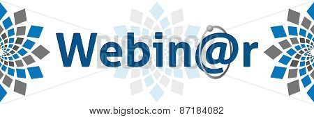 Webinar Blue Grey Square Elements