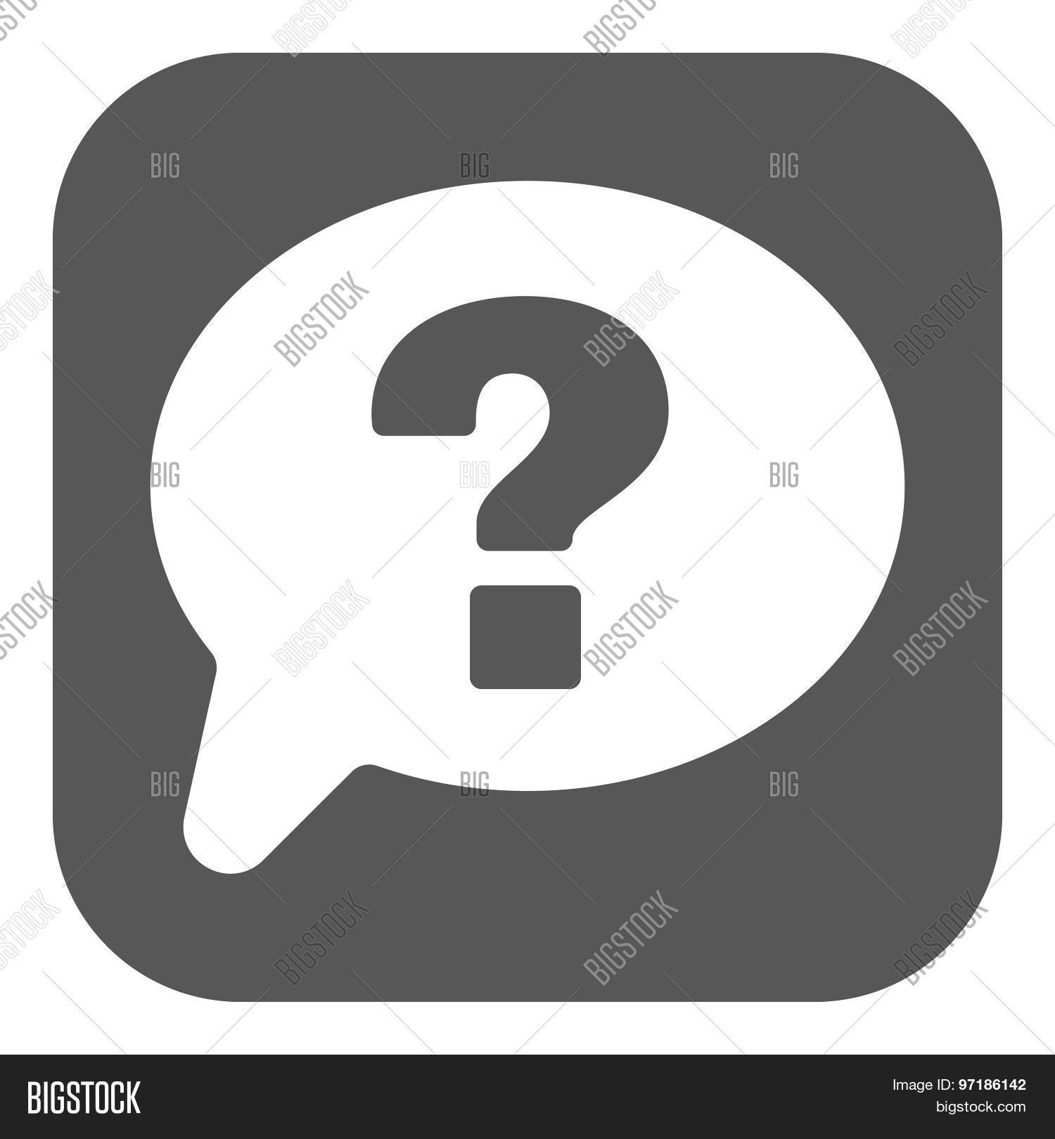 Question Mark Icon. Vector & Photo (Free Trial) Bigstock