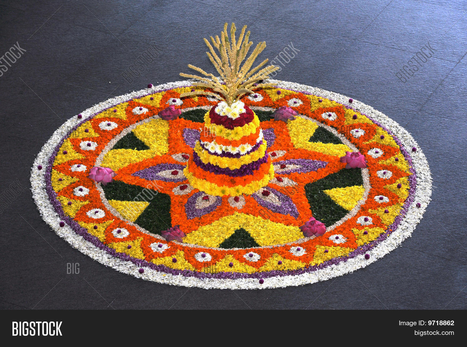 ONAM FLOWER DECORATION Image & Photo (Free Trial) Bigstock