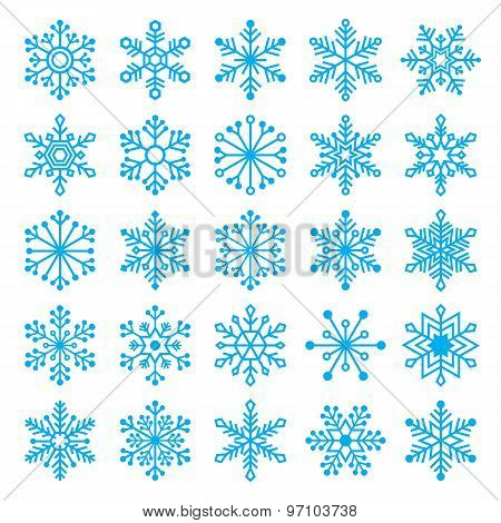 Chirstmas Snowflakes Set