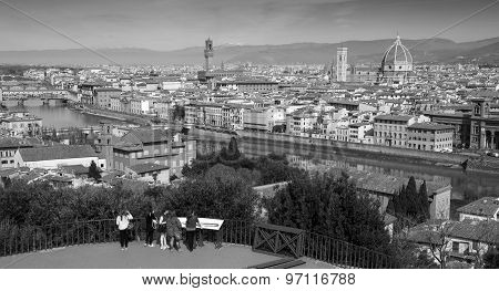 The City Of Florence In Tuscany, Italy