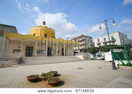 Modern Church In Martina Franca, Italy