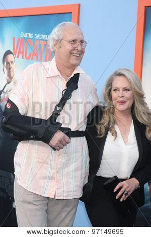 LOS ANGELES - JUL 27:  Chevy Chase, Beverly D'Angelo at the 