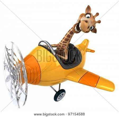 Fun giraffe