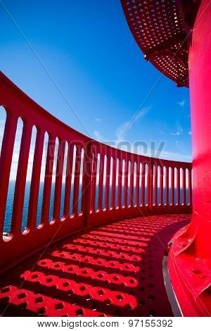 Detail Of Famous Norwegian Lighthouse Lindesnes