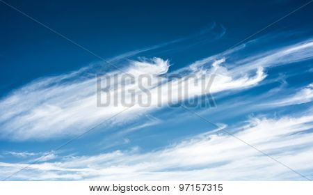 bridht blue sky with clouds