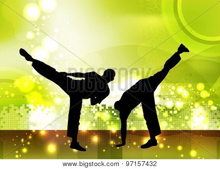 Martial art, vector