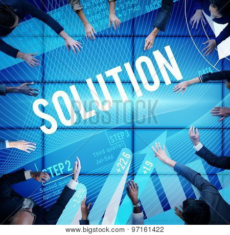 Solution Problem Solving Business Strategy Concept