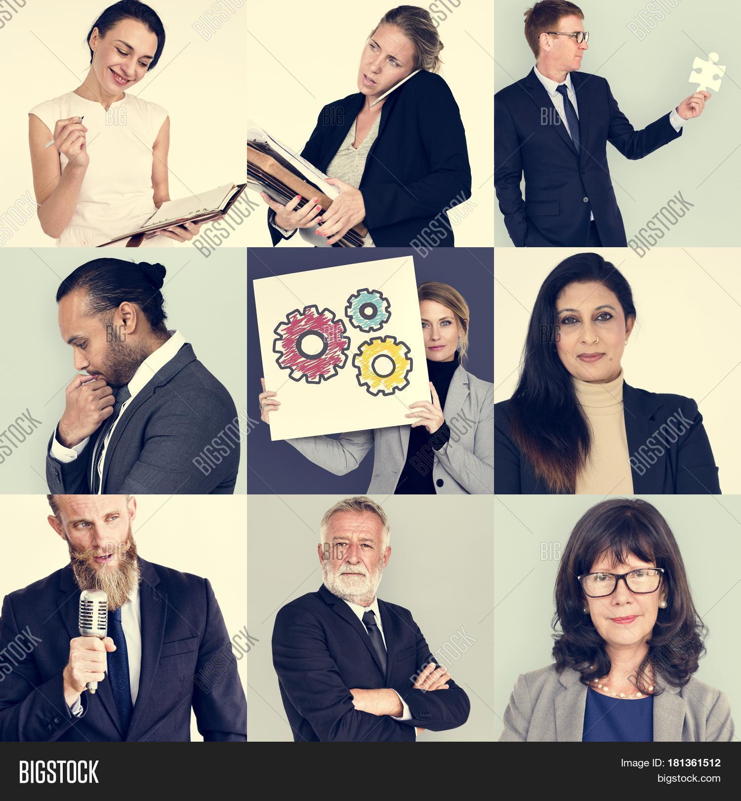 Collage Diverse Group Image & Photo (Free Trial) Bigstock
