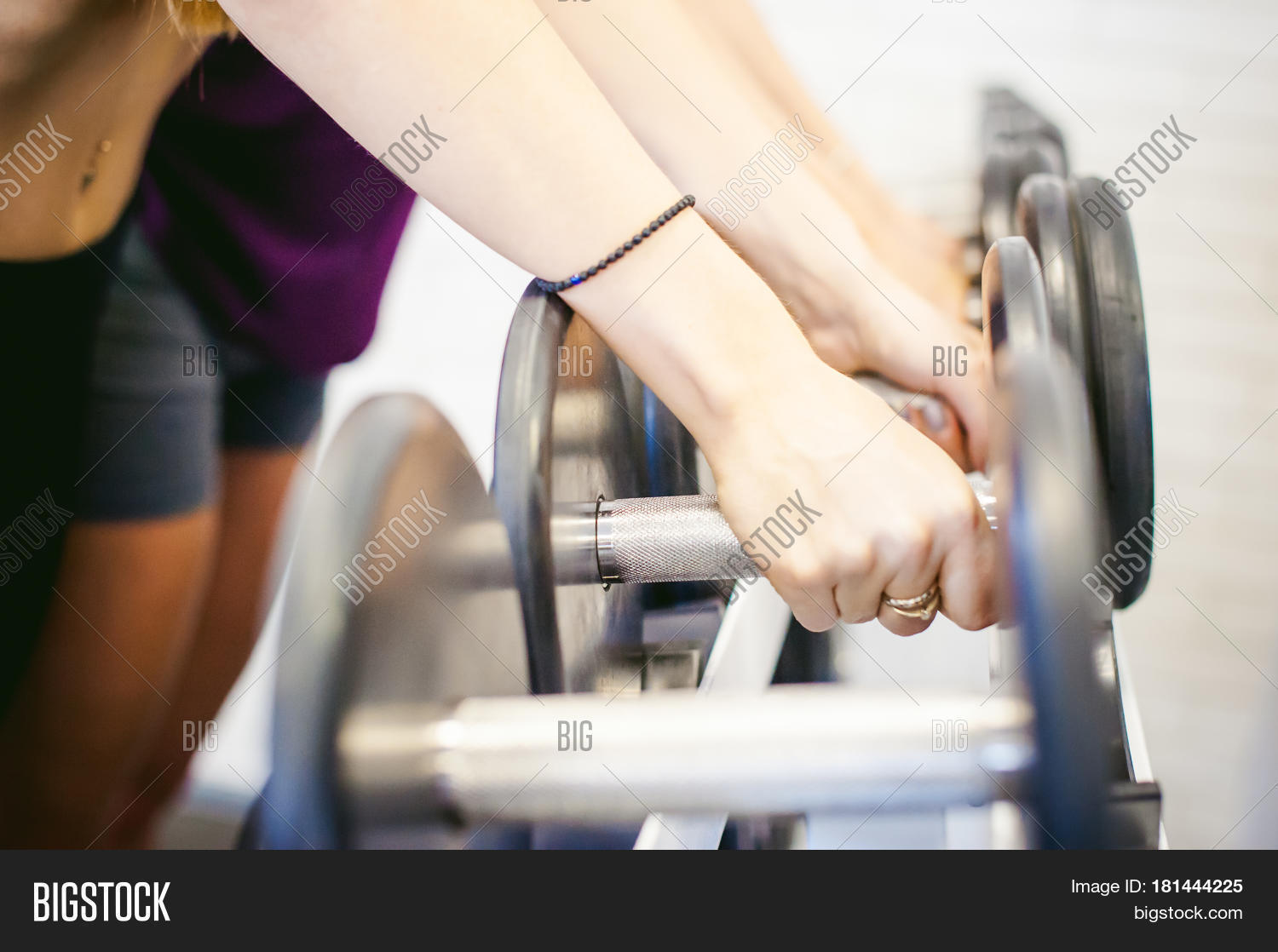 Girl Bright White Gym Image & Photo (Free Trial) | Bigstock