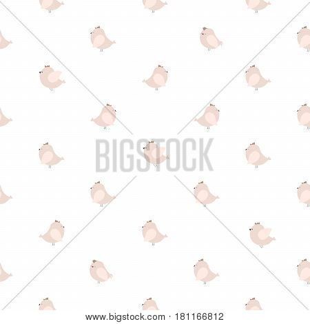 Cute baby seamless pattern. Vector print for kids
