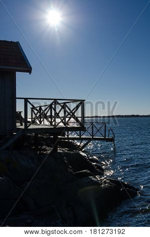 one place on the swedish westcoast where you can bath on summer or the winther