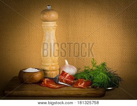 Traditional Italian Bacon ( Capricollo )