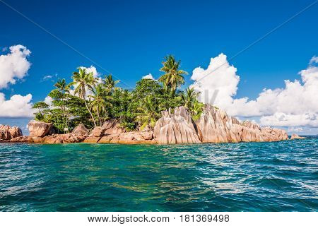 Beautiful St. Pierre Island at Seychelles