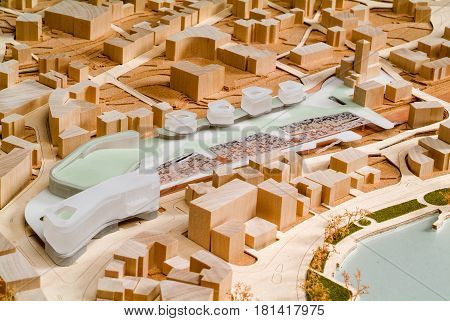 Site Surrounding Model For Architectural Presentation