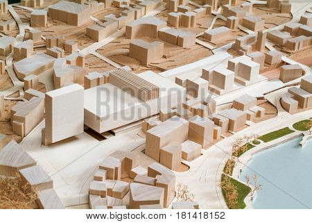 Site Surrounding Model For Architectural Presentation