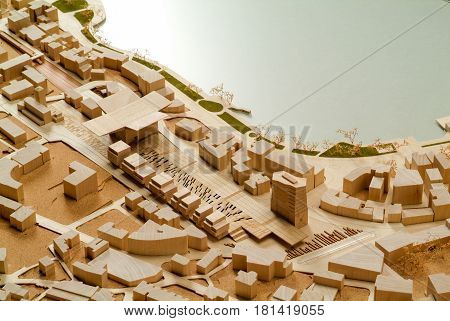 Site Surrounding Model For Architectural Presentation