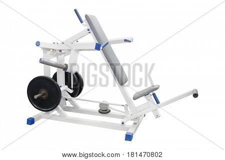 Fitness machine isolated