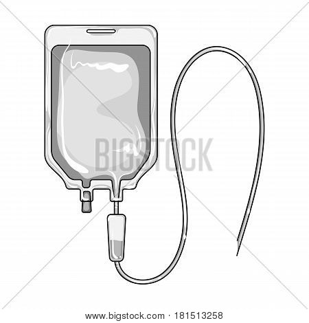 Medicine package.Medicine single icon in black style vector symbol stock illustration .