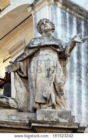 ROME, ITALY - SEPTEMBER 03: Blessed Francesco Patrizi by Andrea Fucigna, San Marcello al Corso church in Rome, Italy on September 03, 2016.