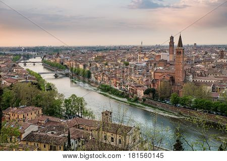Verona Italy - Cityscape Of Verona, Veneto