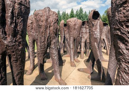 Citadel Park Poznan Monument