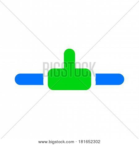 Network Connection vector pictograph. a flat illustration iconic design.