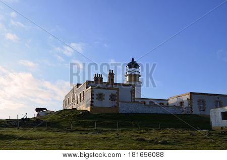 The most westerly point of the Isle of Skye with Neist Point Lighthouse.