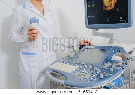Ultrasound Examination Usg Machine