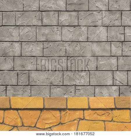 Brick fence white brick texture background,Background for text or image.