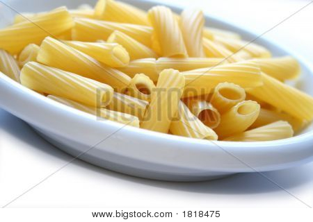 Maträtt av Pasta Maccheroni Rigatoni 2