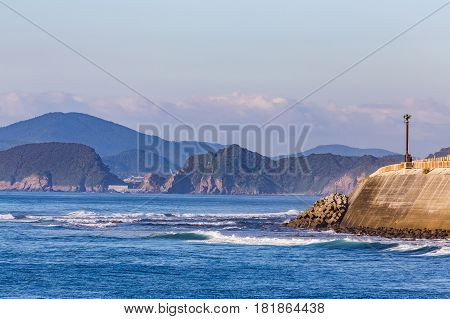 Nichinan coastline in Miyazaki Kyushu Japan in the morning