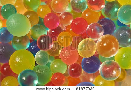 Background Made With Scattered Color Balls