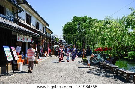 Kurashiki Ancient Town In Okayama, Japan