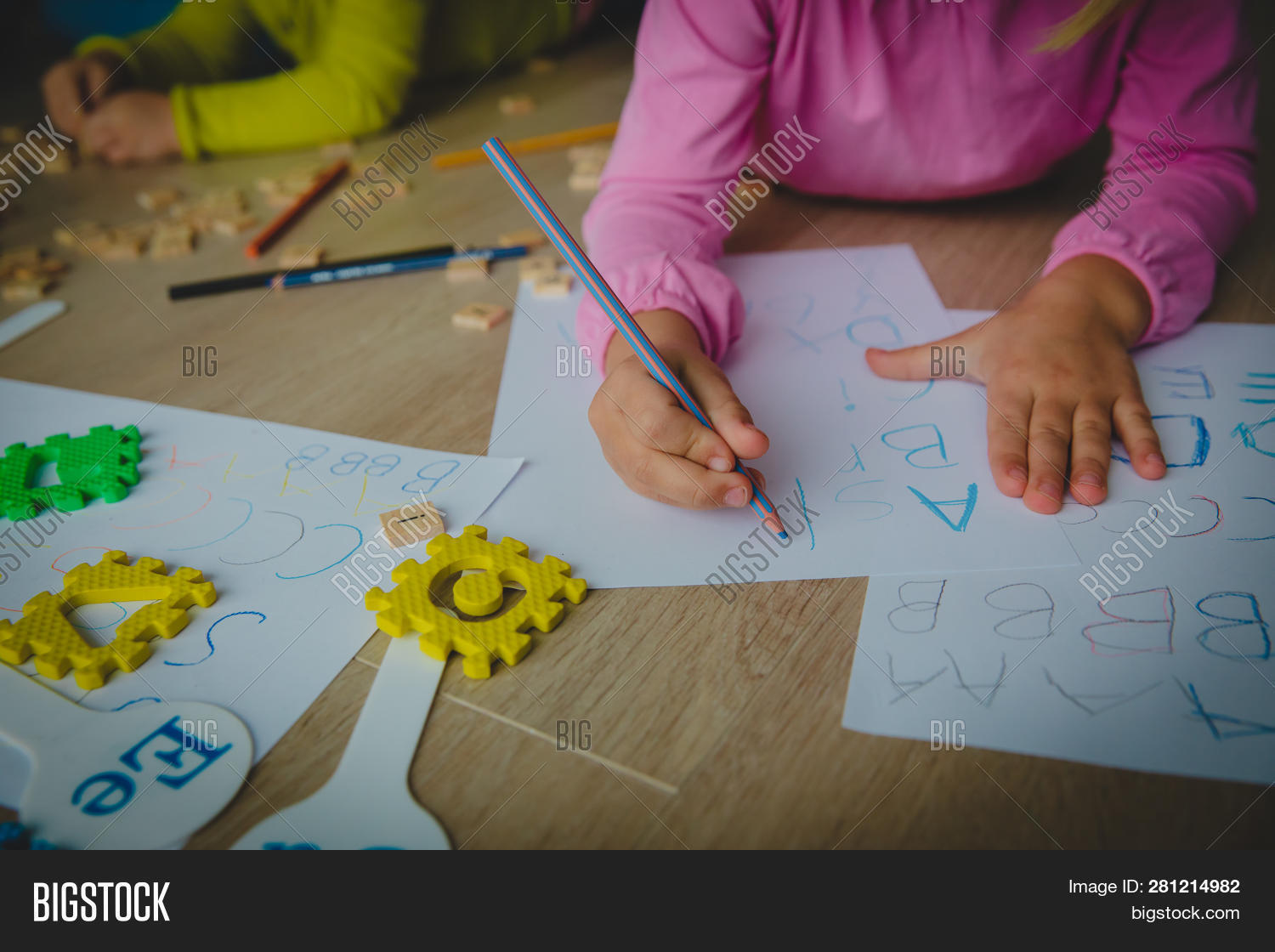 Kids Learn Write Image & Photo (Free Trial) Bigstock