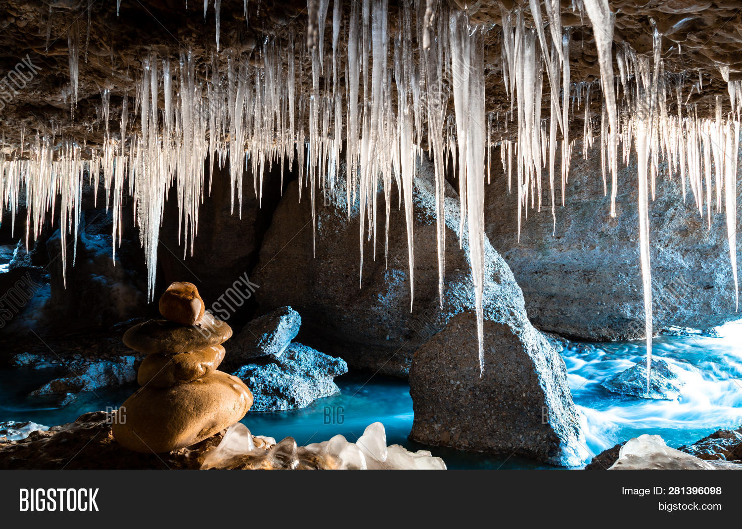 Many Icicles Hanging Image Photo Free Trial Bigstock