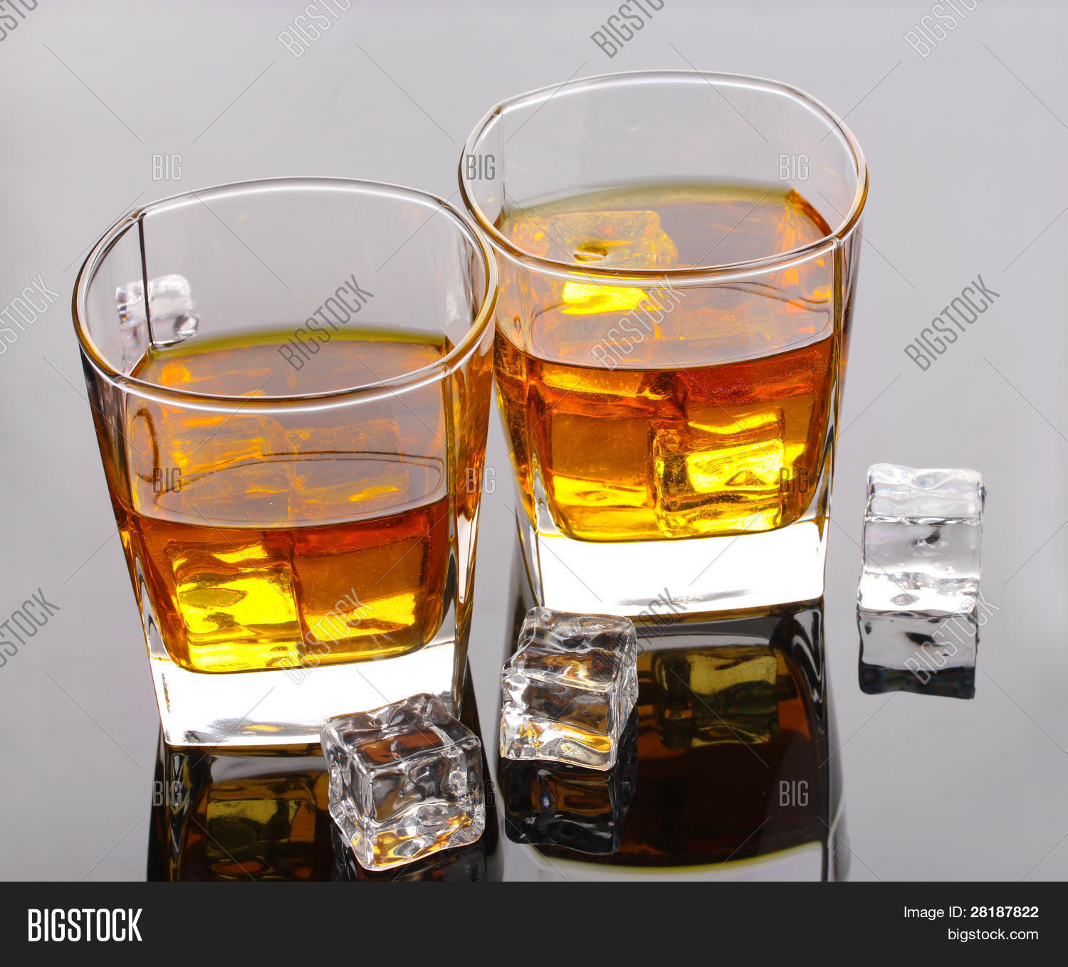 Two Glasses Scotch Image & Photo (Free Trial) Bigstock